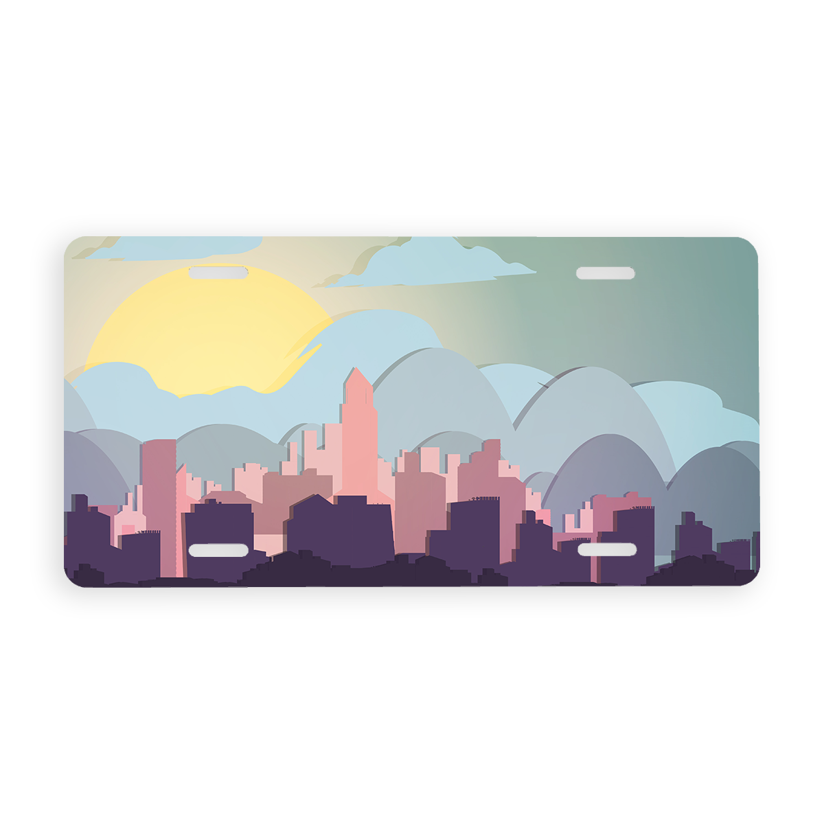 Custom Printed on Demand License Plate Blanks Automotive Exterior