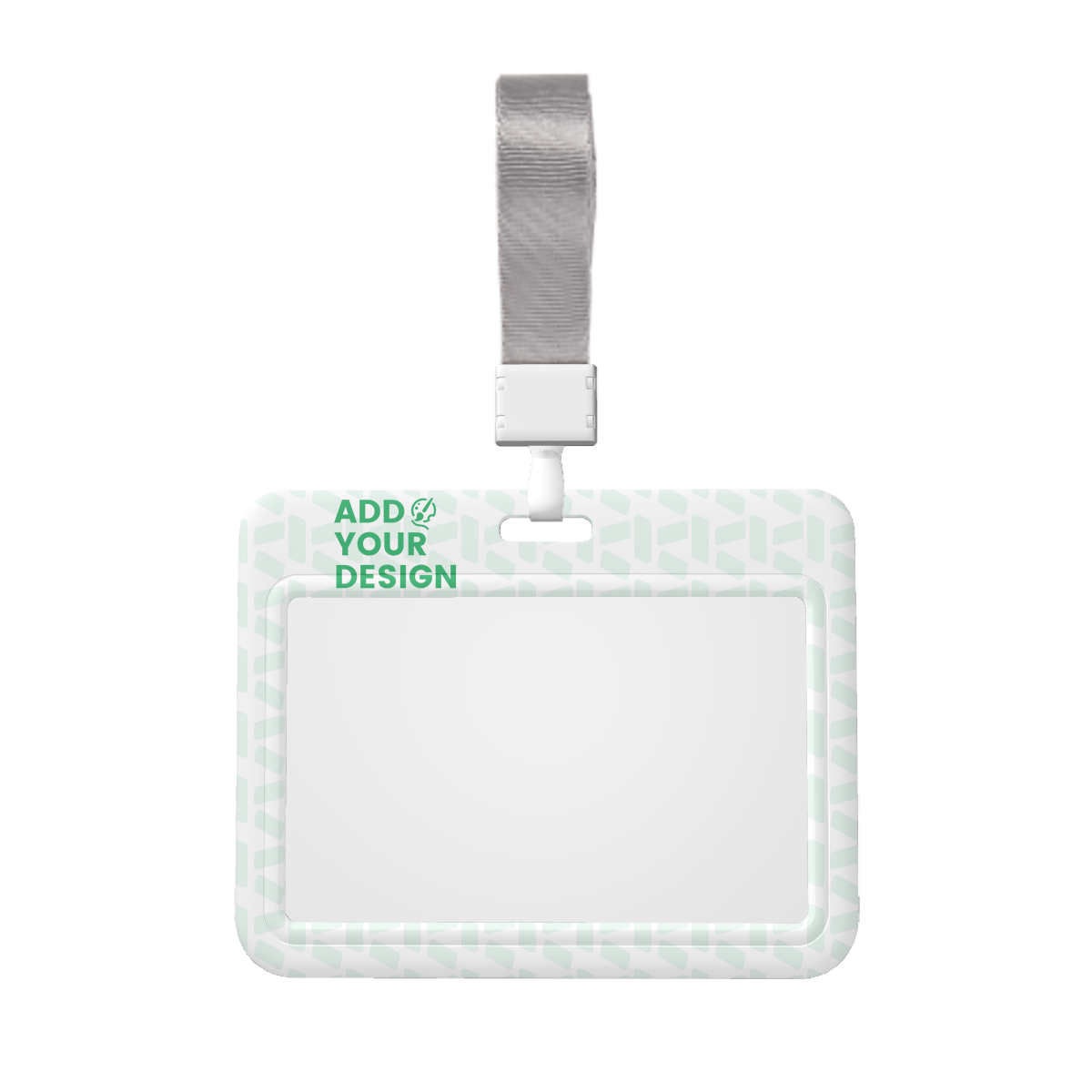 Print On Demand ID Badge Holder Horizontal with Automated Fulfillment