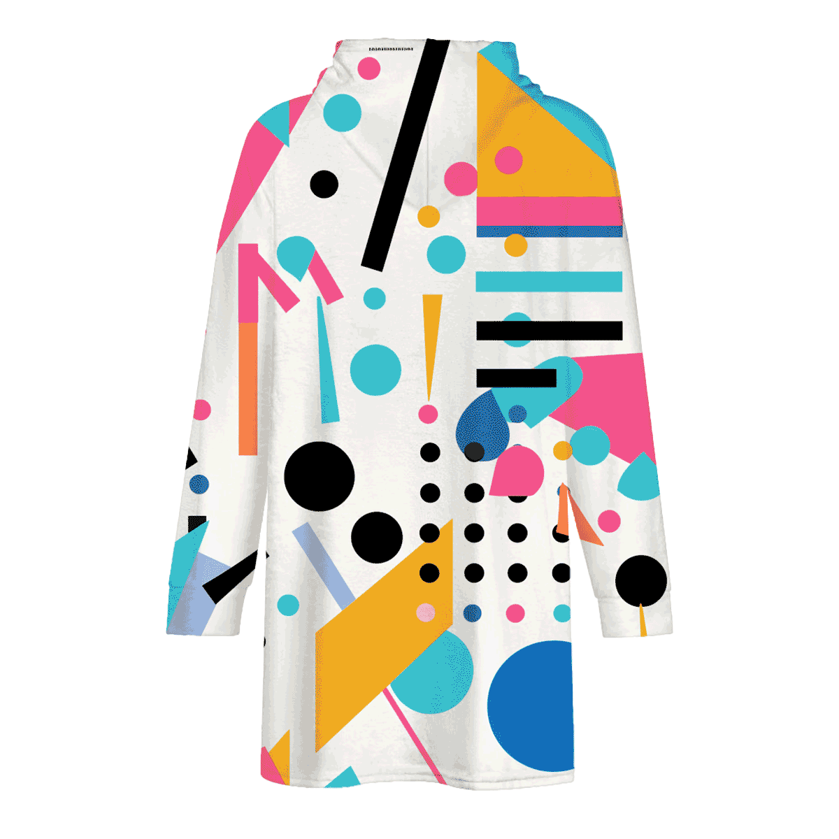 Custom AOP Oversized Hoodie Blanket with Print on Demand PrintKK