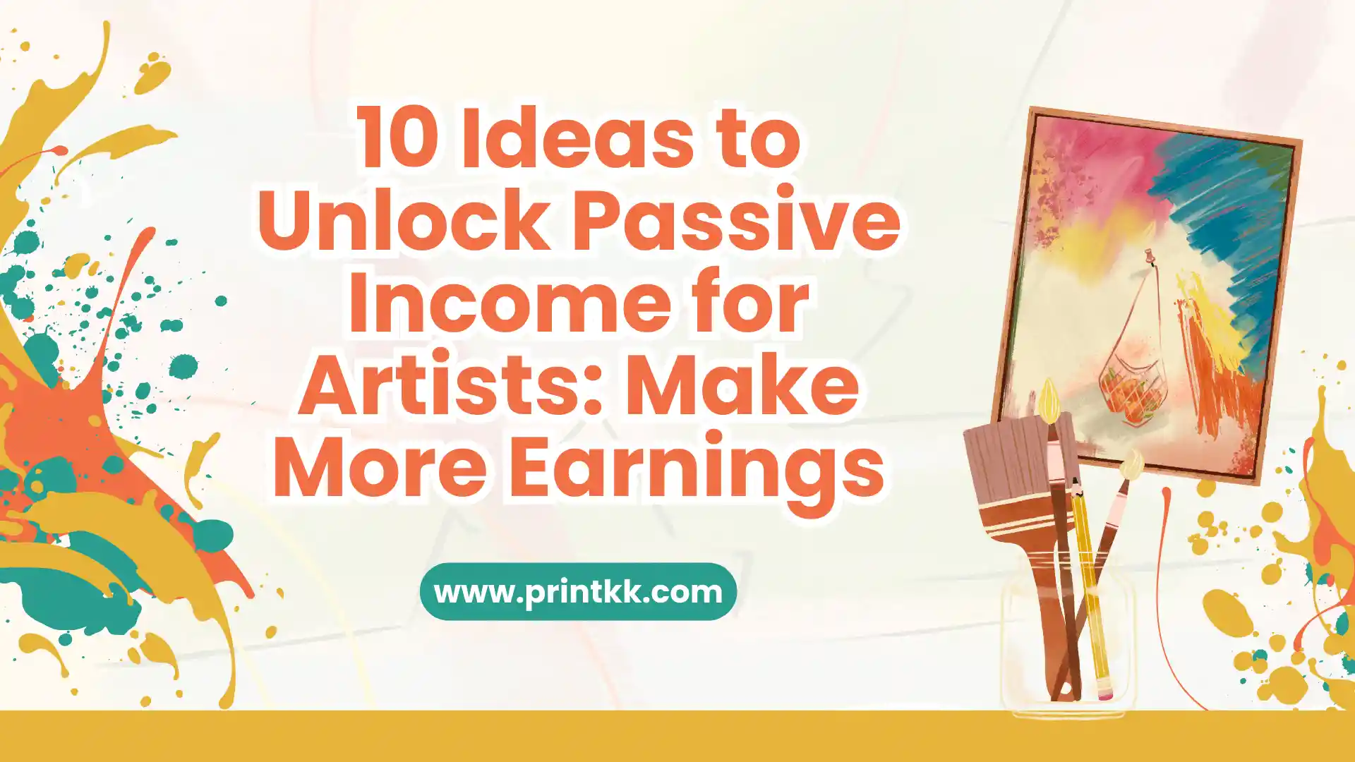 10 Ideas to Unlock Passive Income for Artists: Make More Earnings