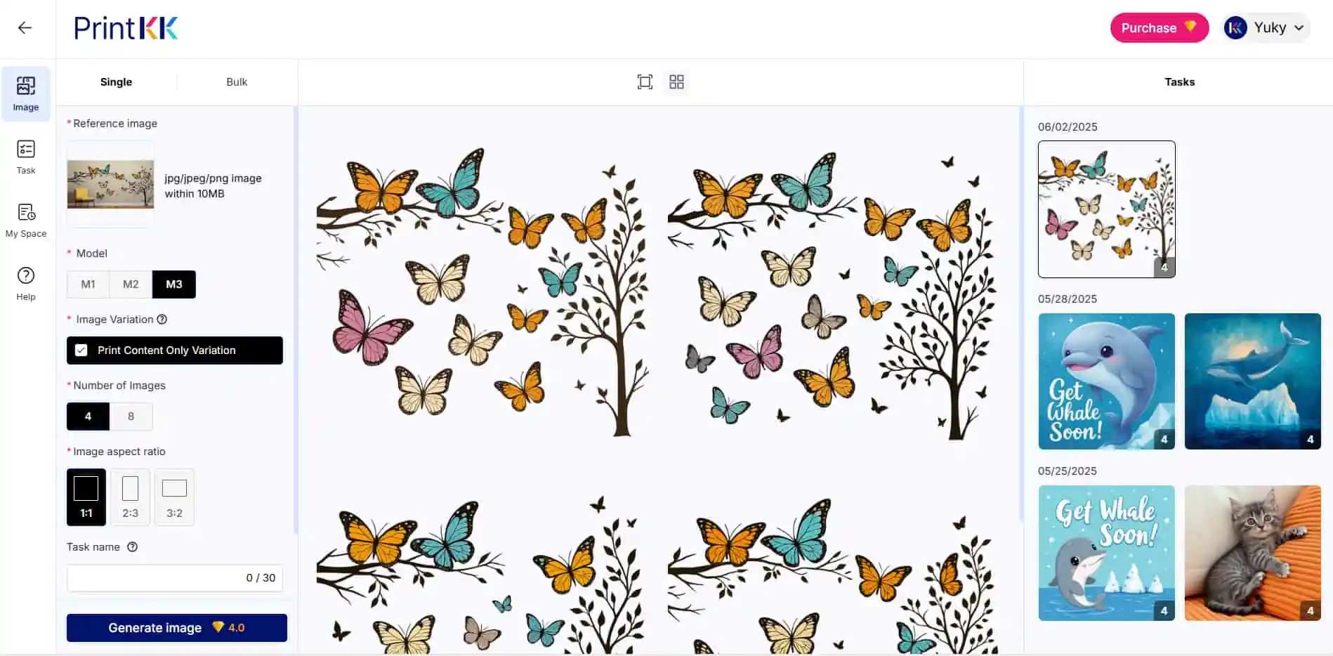 Printkk AI Image Generation Tutorial