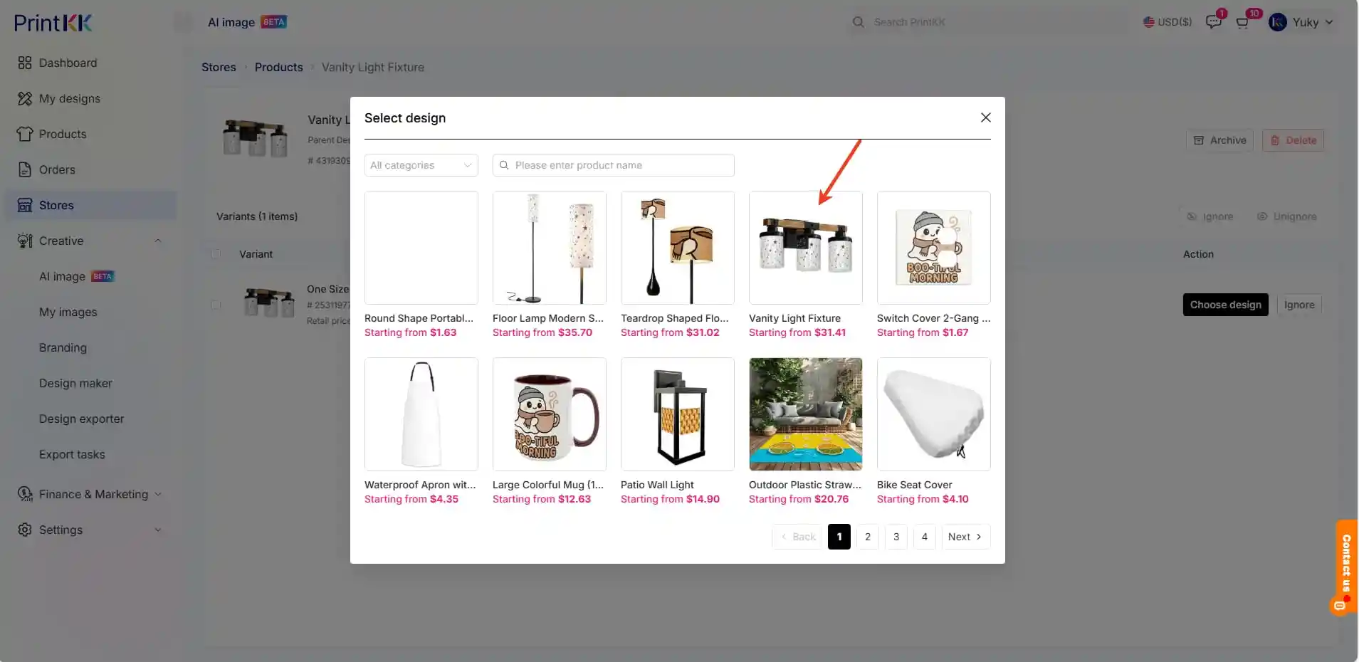 How can I migrate an existing product to PrintKK?