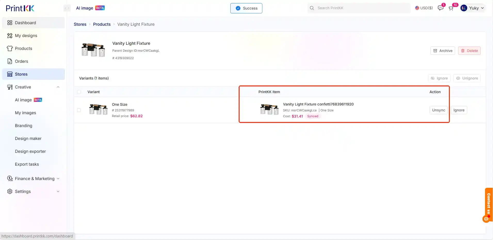 How can I migrate an existing product to PrintKK?