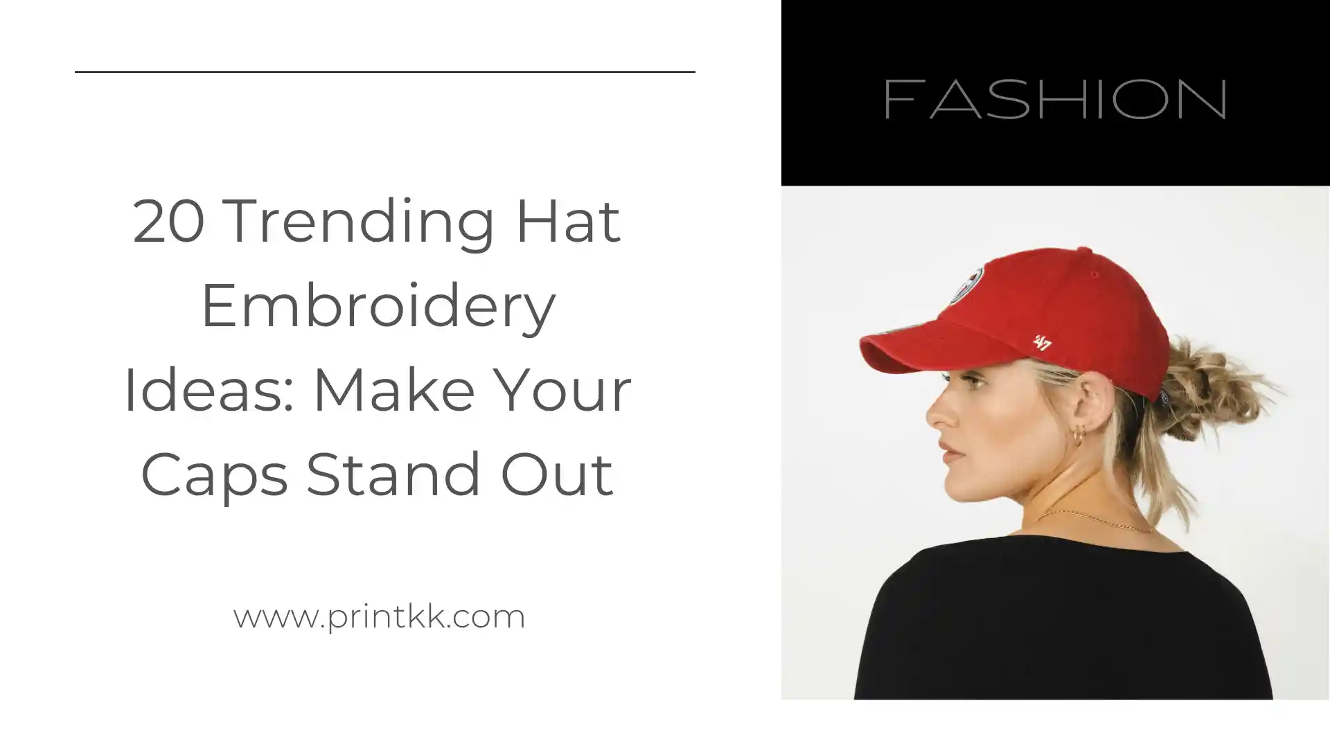 20 Trending Hat Embroidery Ideas: Make Your Caps Stand Out