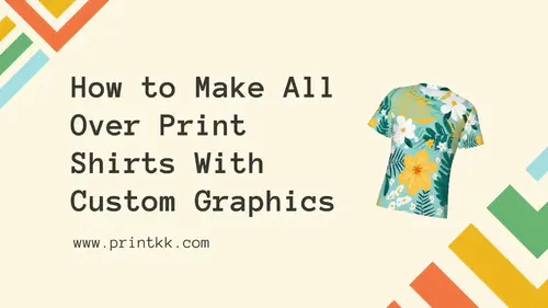 How to Make All Over Print Shirts With Custom Graphics