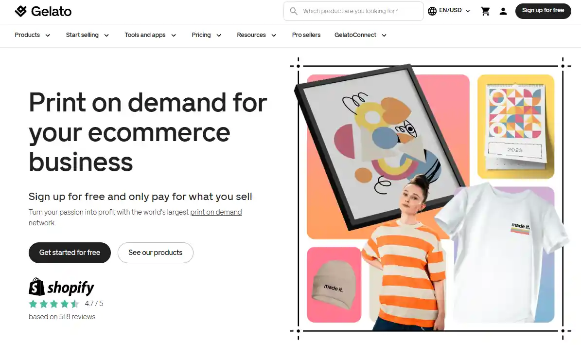 Gelato vs Printify: Which Is Better for Print on Demand?