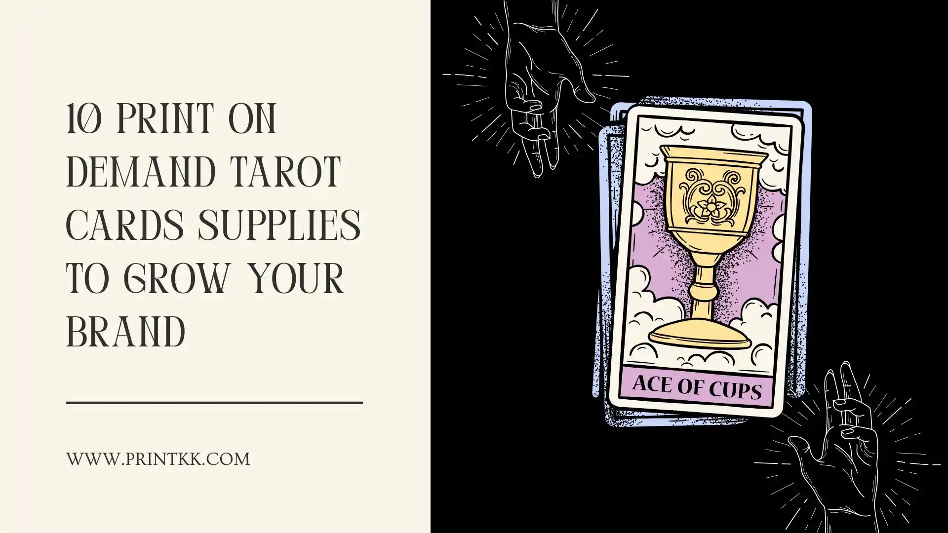 10 Print on Demand Tarot Cards Supplies to Grow Your Brand