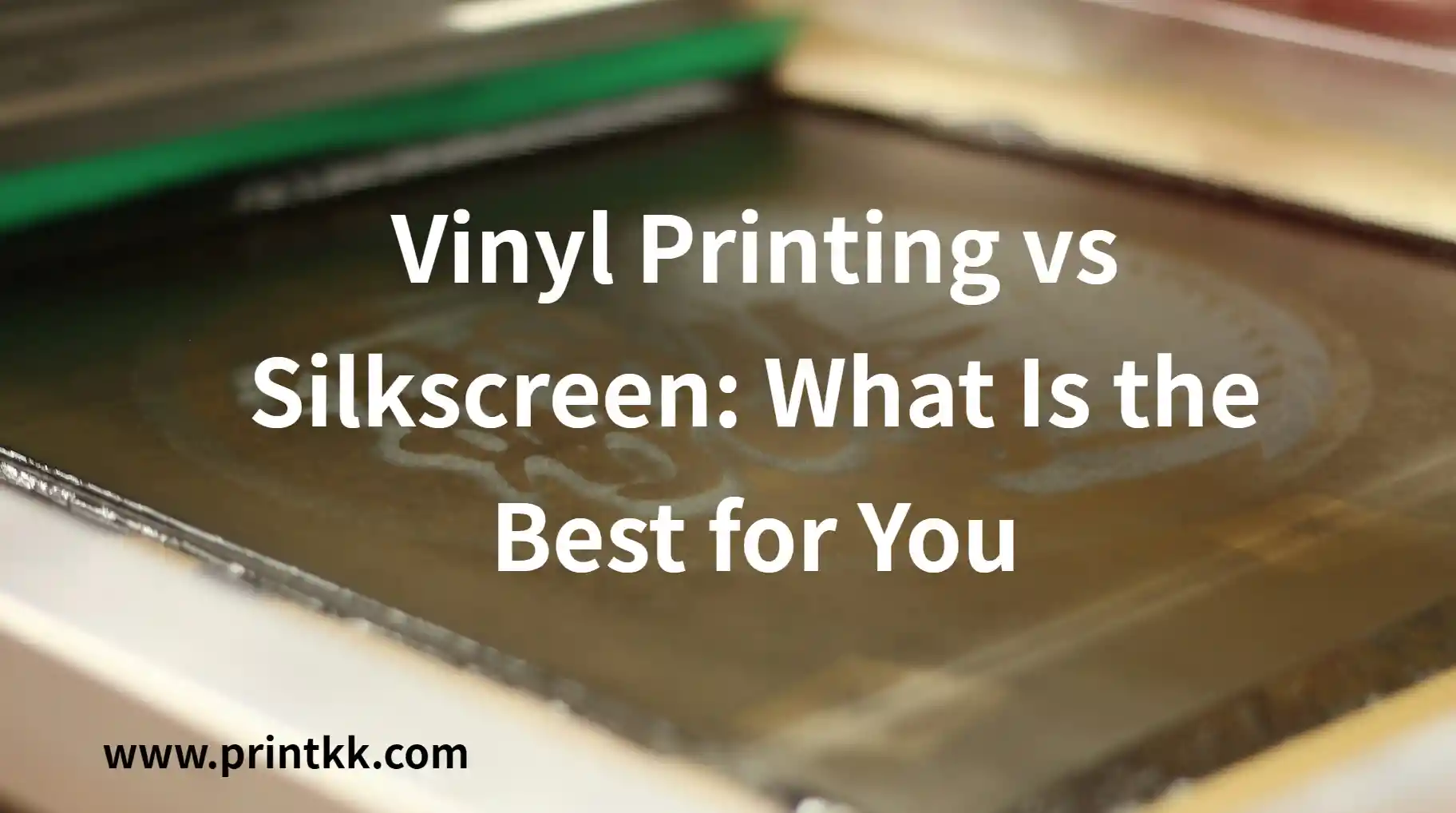Vinyl Printing vs Silkscreen: What Is the Best for You