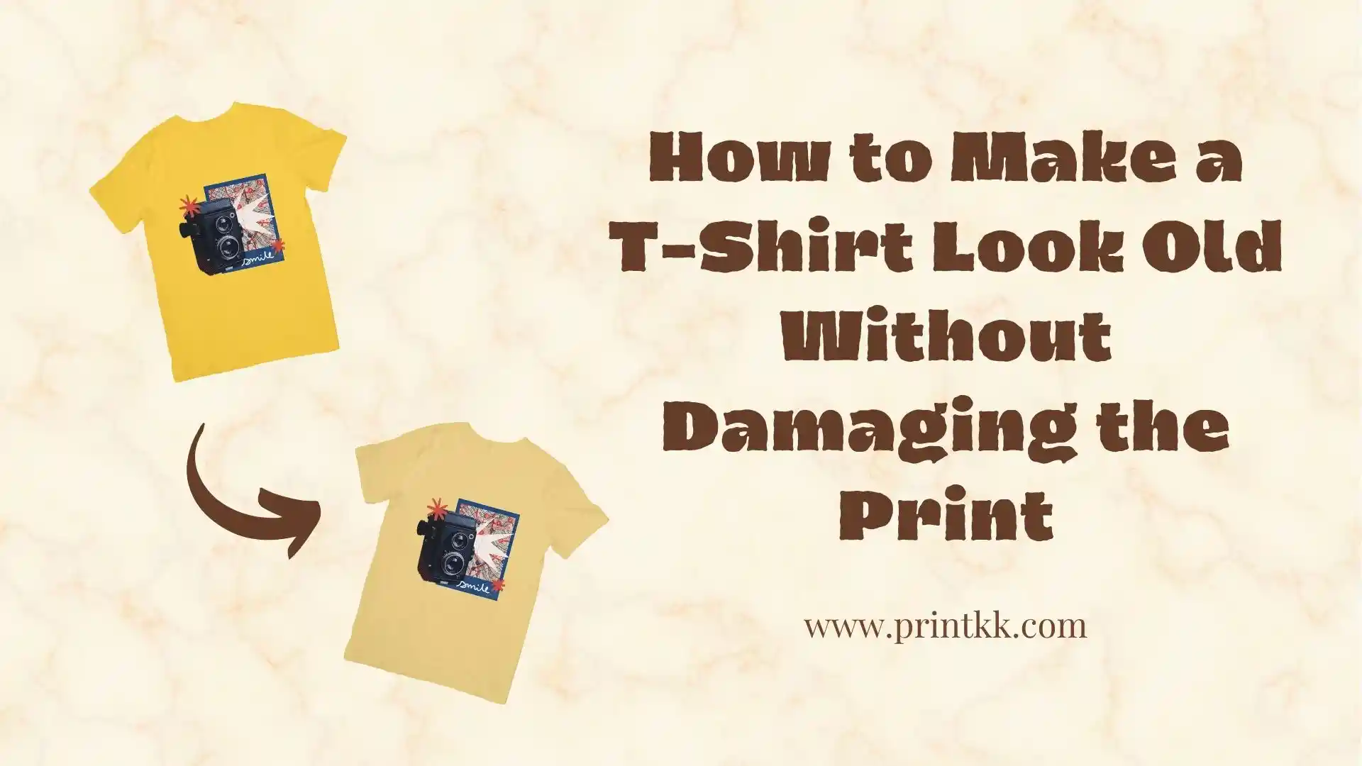 How to Make a T-Shirt Look Old Without Damaging the Print