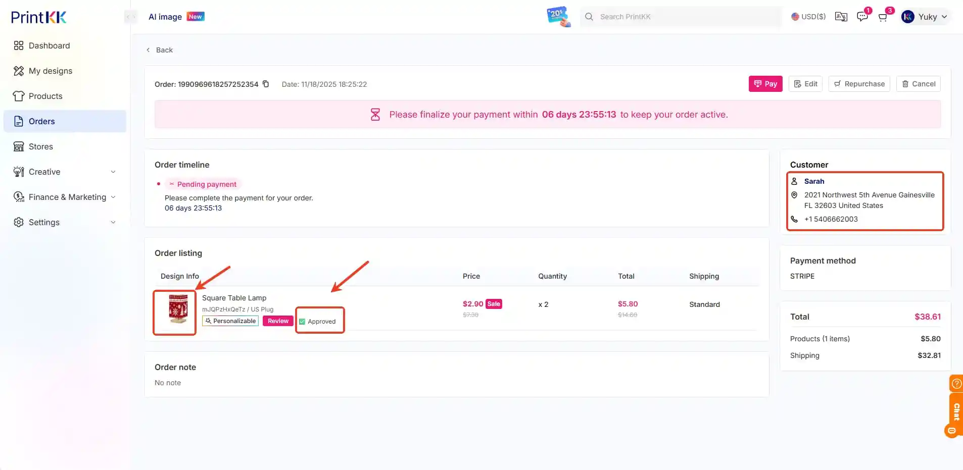 Can I sell personalized products /gift using PrintKK?