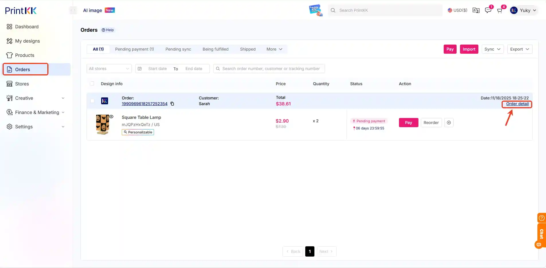 Can I sell personalized products /gift using PrintKK?