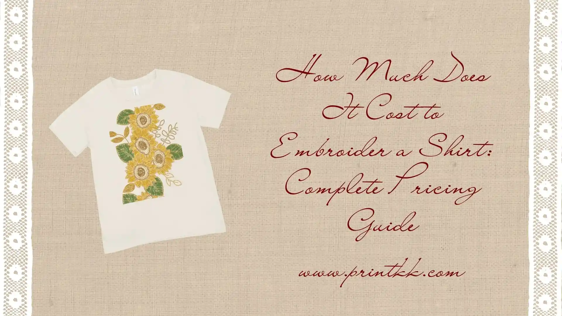 Combien coûte la broderie d'une chemise : Guide complet des tarifs