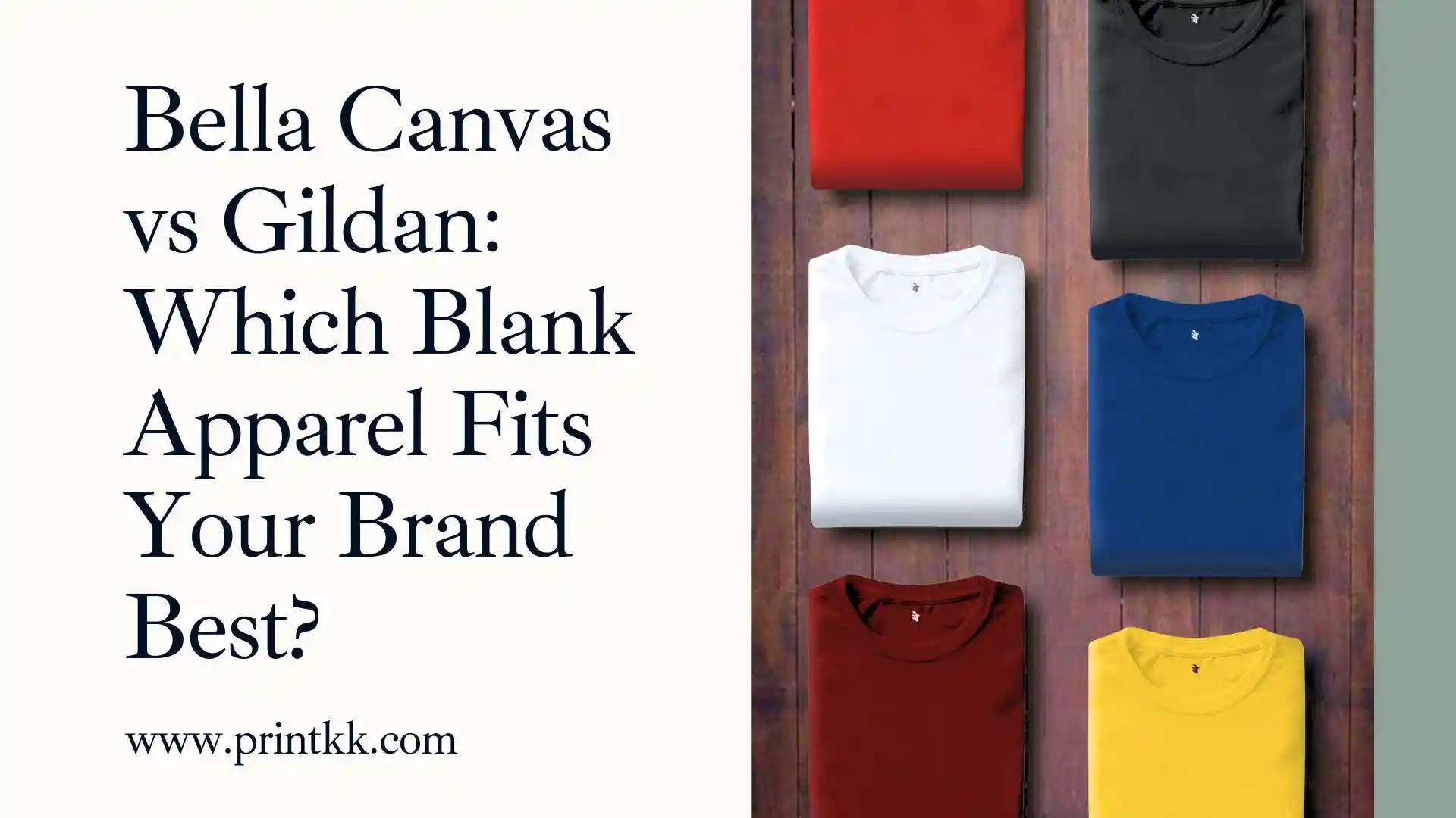 Bella Canvas vs Gildan: Which Blank Apparel Fits Your Brand Best?