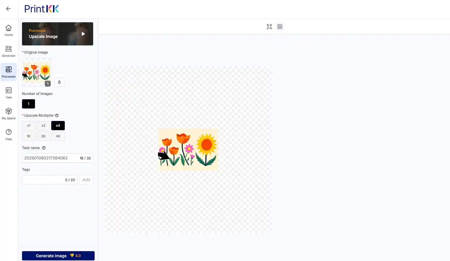 Printkk AI Image Generation Tutorial