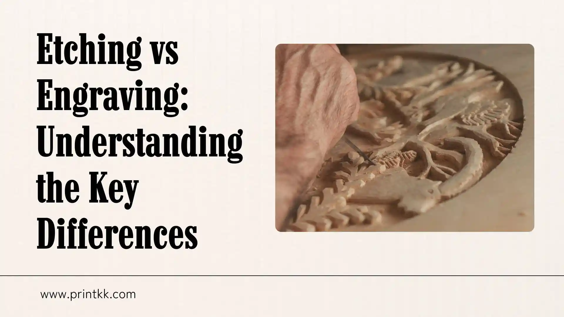 Ätzen vs Gravieren: Die wichtigsten Unterschiede verstehen
