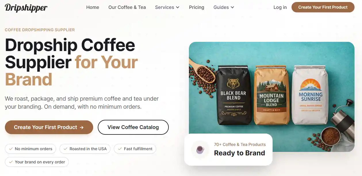 10+ Coffee Dropshipping Suppliers With Strong Branding Options