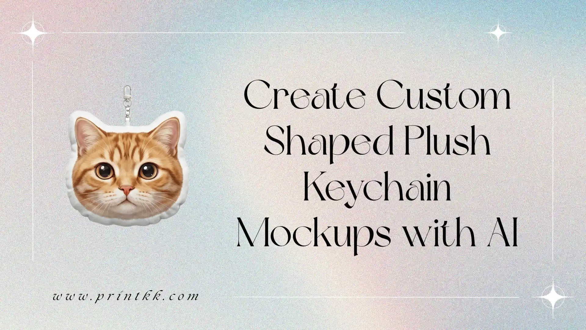 Créez des maquettes de porte-clés en peluche de forme personnalisée avec l'IA