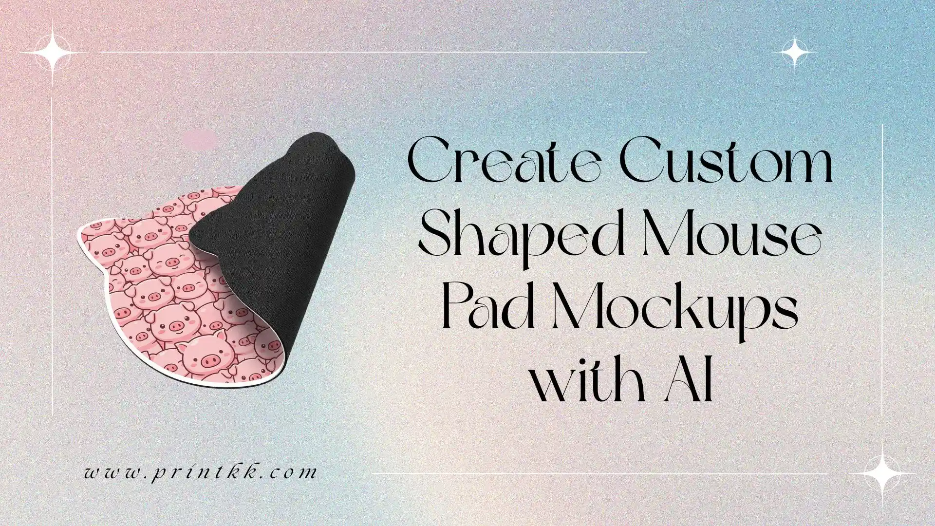 Créez des maquettes de tapis de souris personnalisés avec l'IA