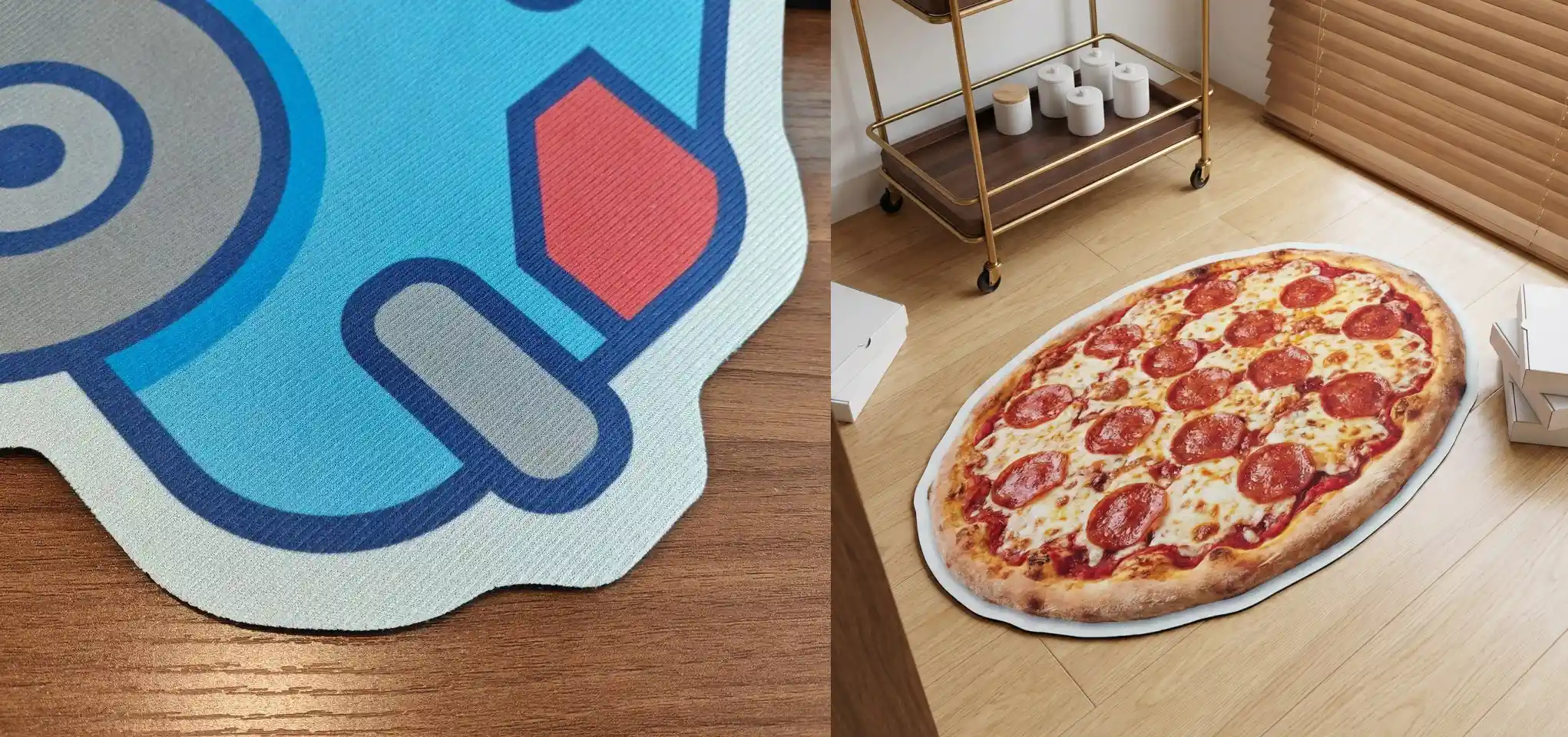Create Custom Shaped Rug Mockups with AI