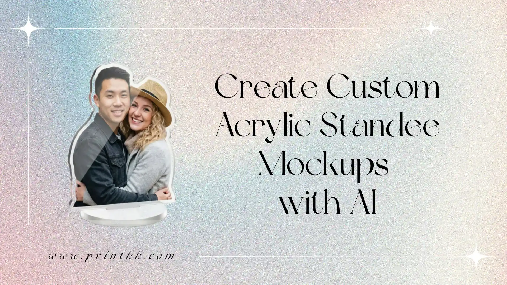 Crea maquetas personalizadas de soportes acrílicos con IA