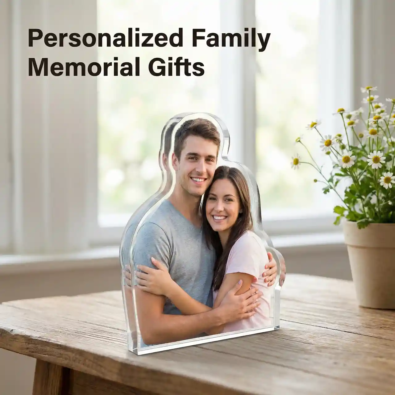 Create Custom Thick Acrylic Standee No Base Mockups with AI