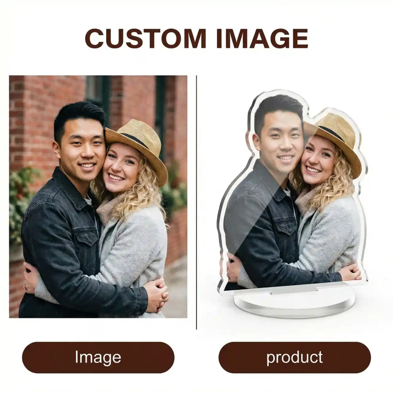 Create Custom Acrylic Standee Mockups with AI