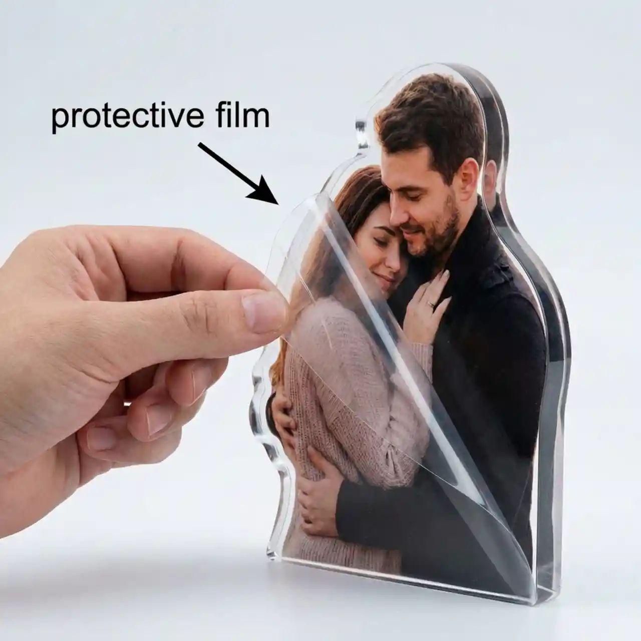 Create Custom Thick Acrylic Standee No Base Mockups with AI