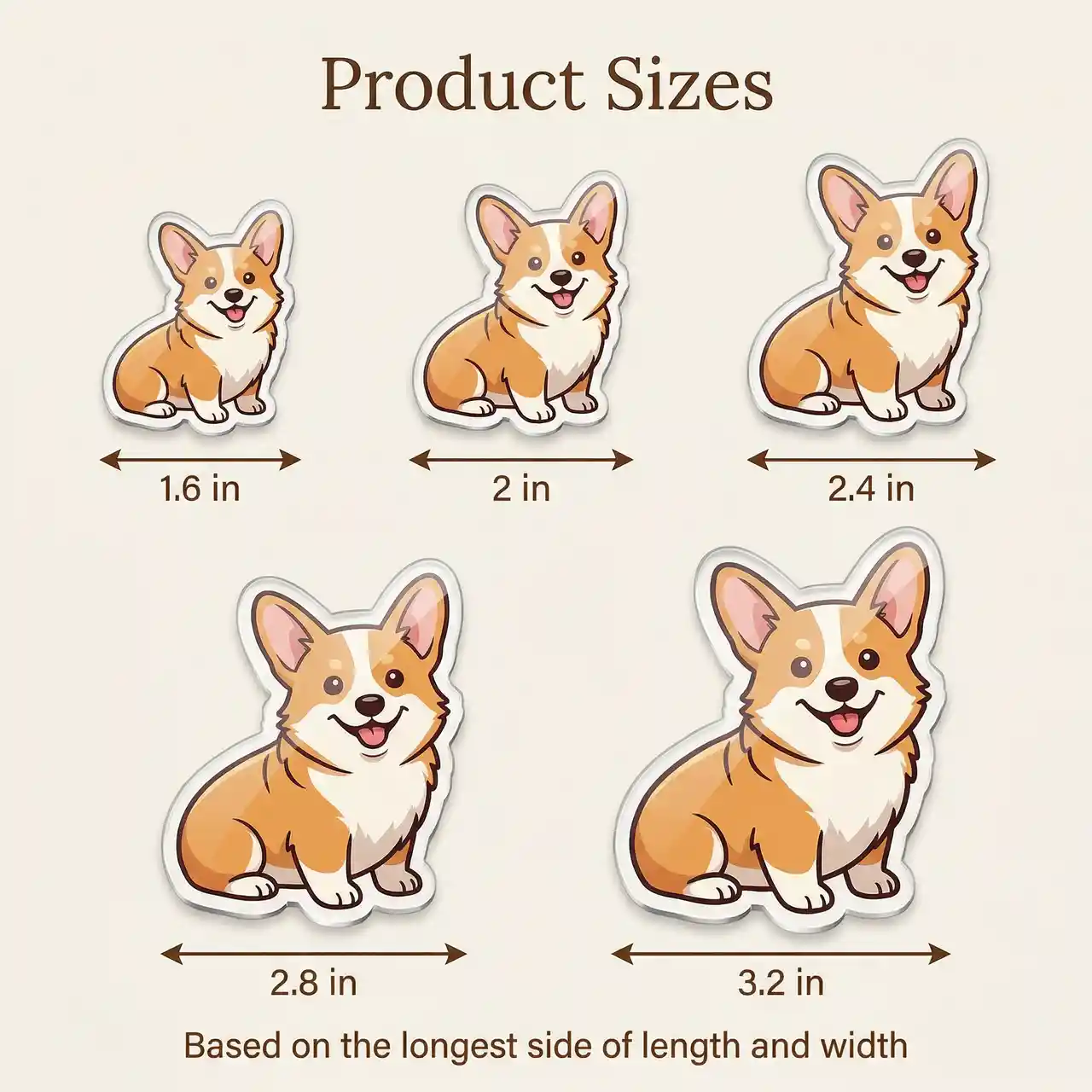 Create Custom Shaped Acrylic Fridge Magnet Mockups with AI