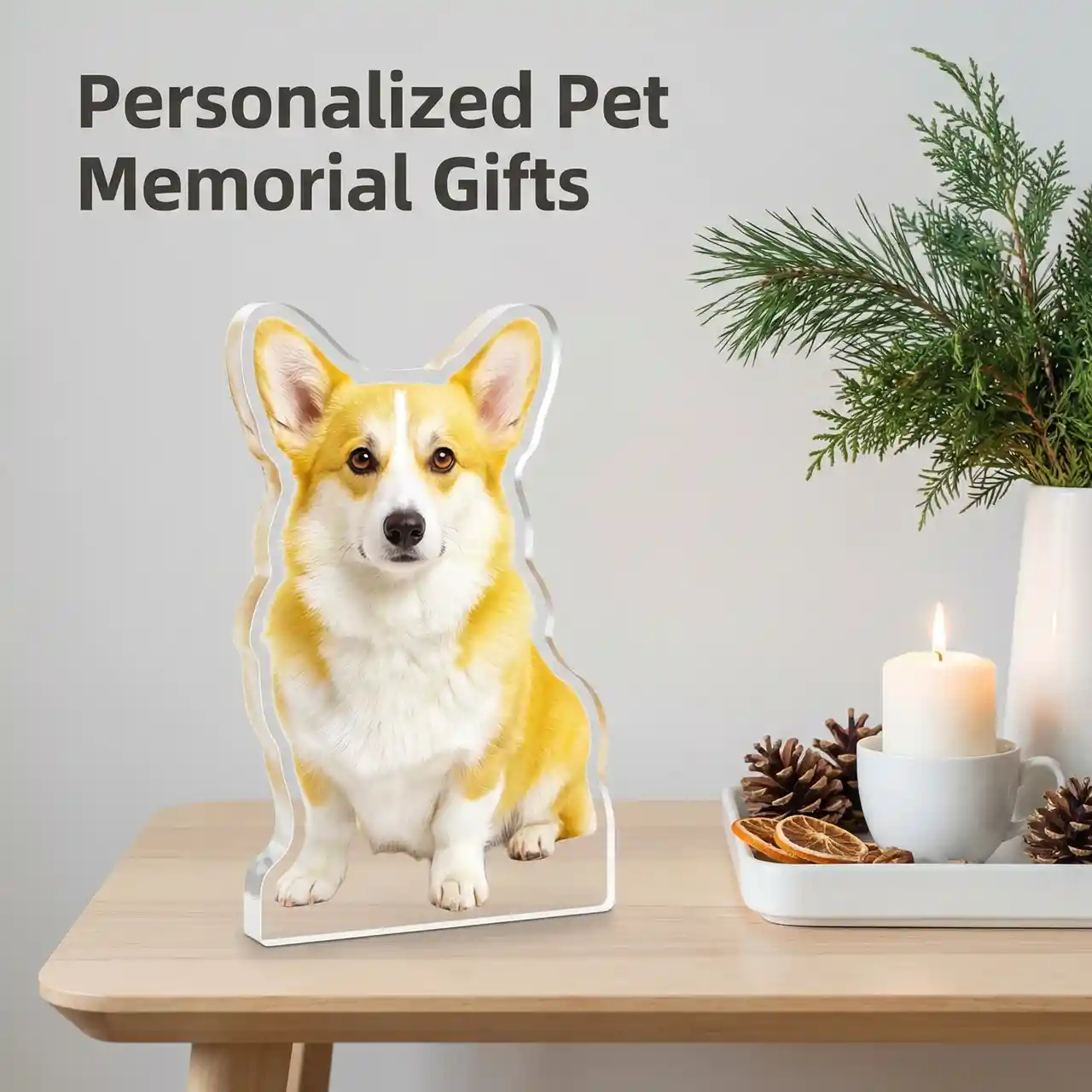 Create Custom Thick Acrylic Standee No Base Mockups with AI