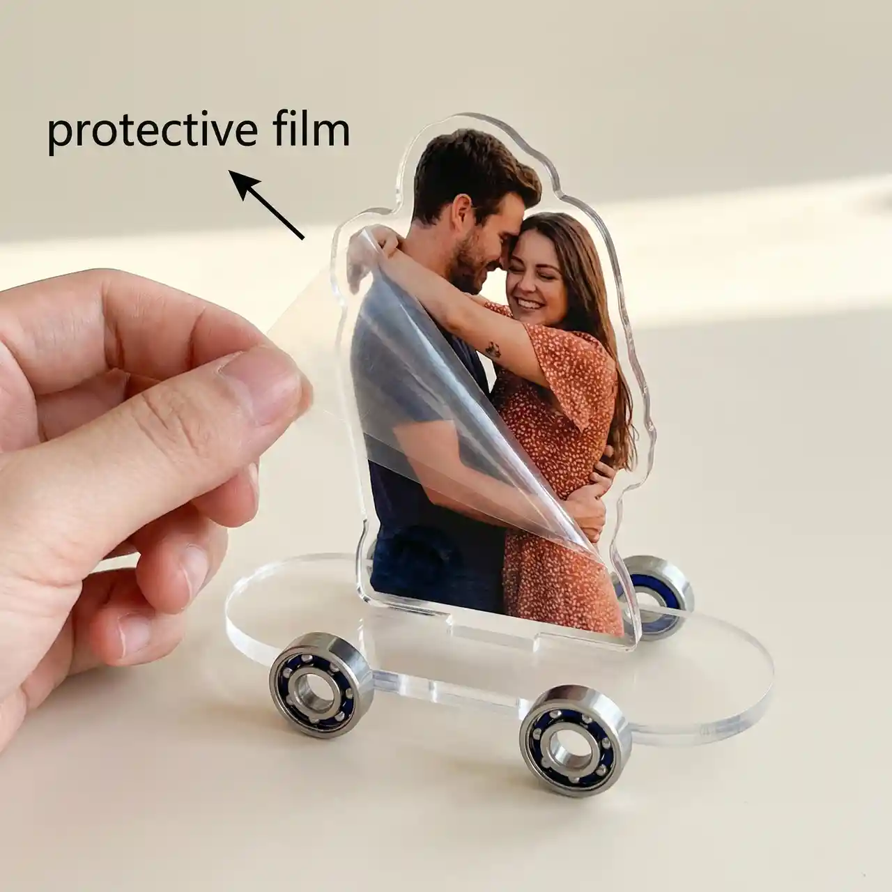 Create Custom Acrylic Skateboard Standee Mockups with AI