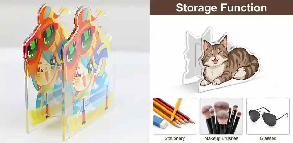 Create Custom Acrylic Pen Holder Mockups with AI