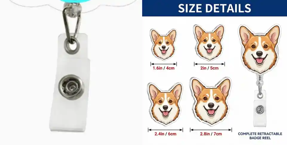 Create Custom Acrylic Badge Reel Mockups with AI