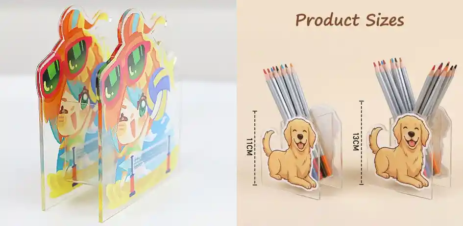 Create Custom Acrylic Pen Holder Mockups with AI