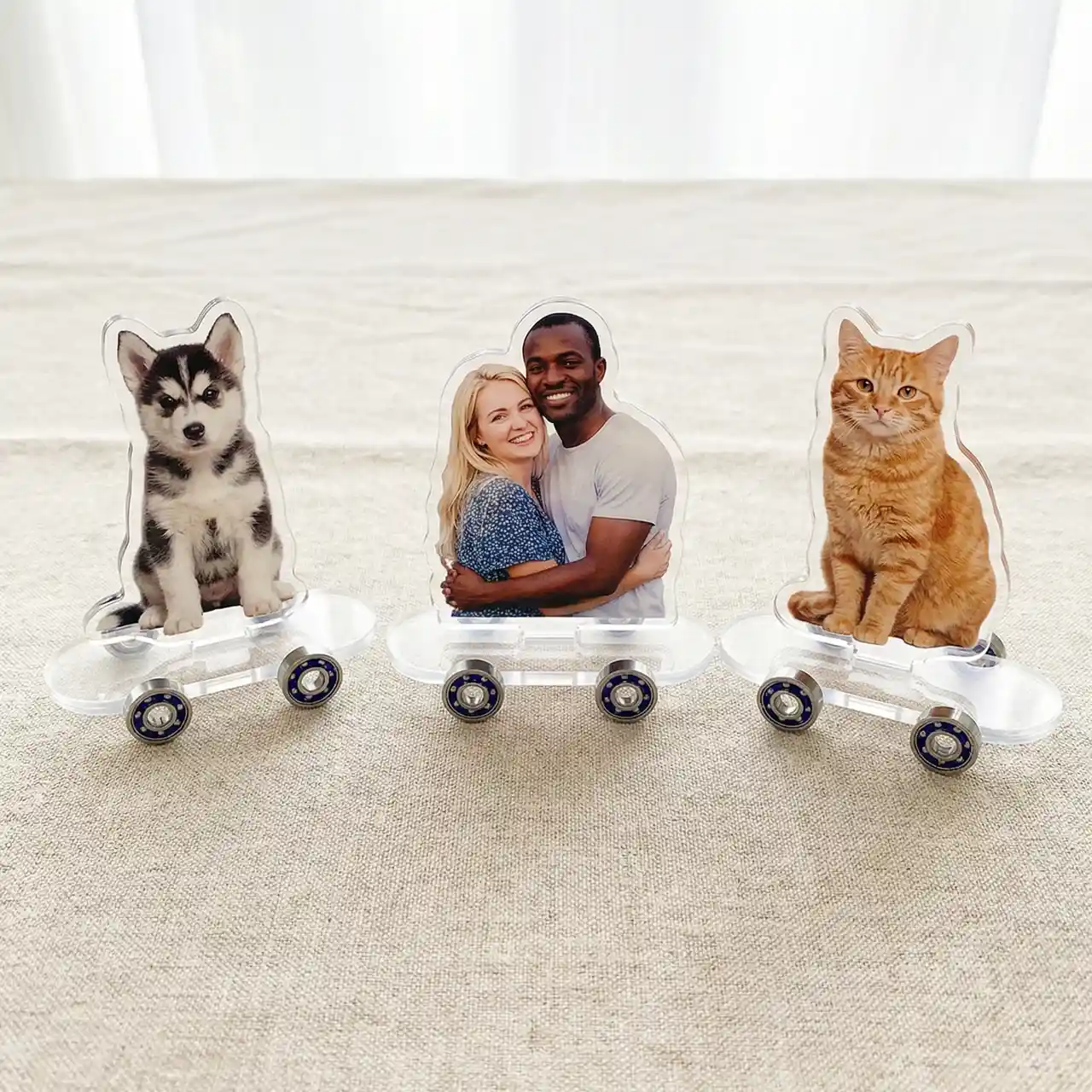 Create Custom Acrylic Skateboard Standee Mockups with AI