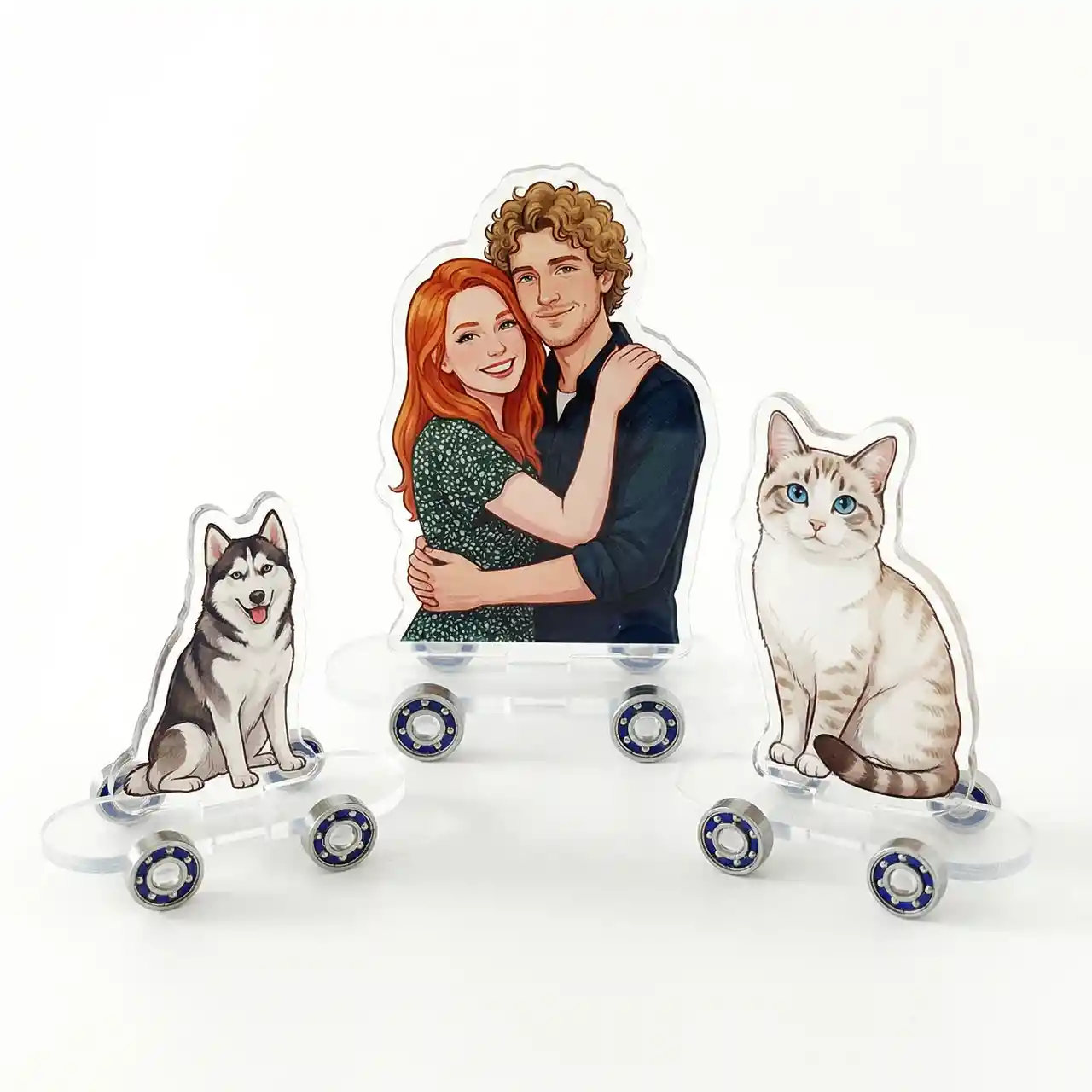 Create Custom Acrylic Skateboard Standee Mockups with AI