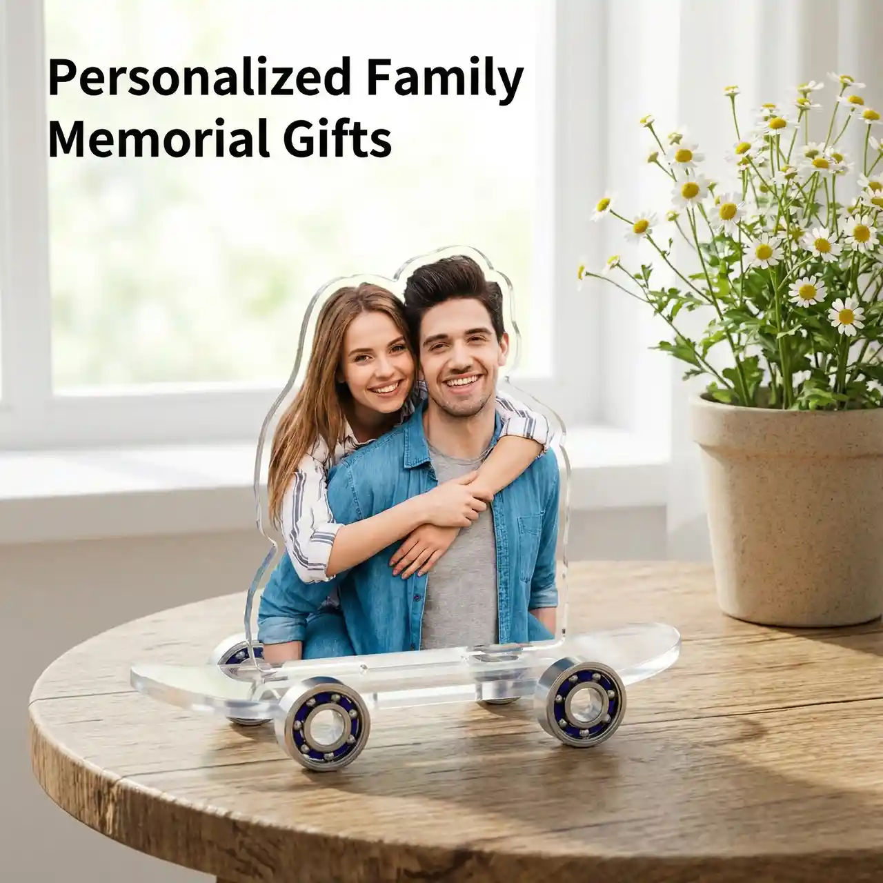 Create Custom Acrylic Skateboard Standee Mockups with AI