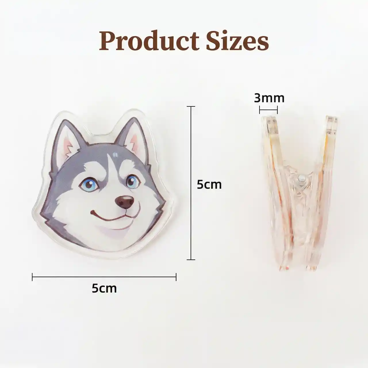 Create Custom Acrylic PP Clip Mockups with AI