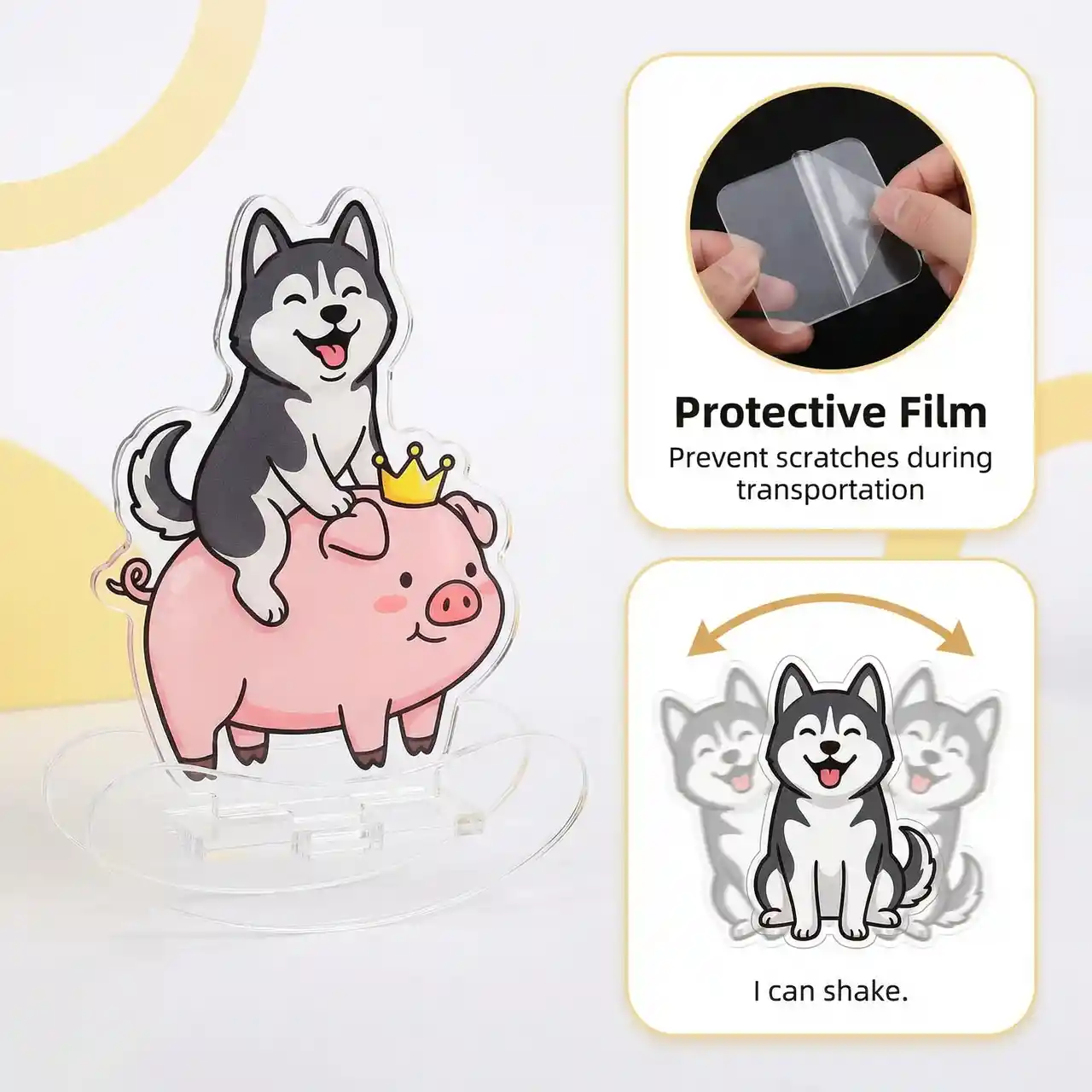 Create Custom Acrylic Shaker Charm Mockups with AI