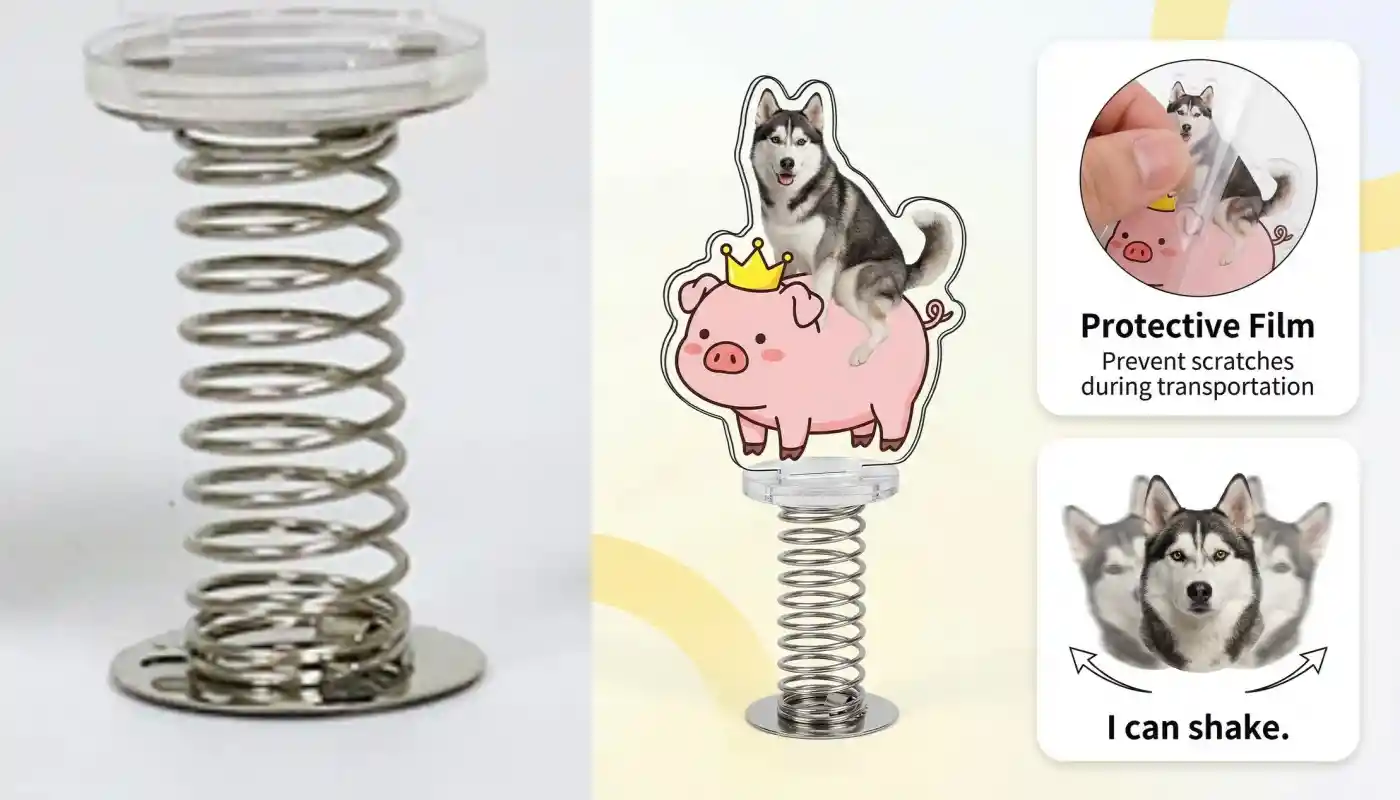 Create Custom Acrylic Spring Standee Mockups with AI