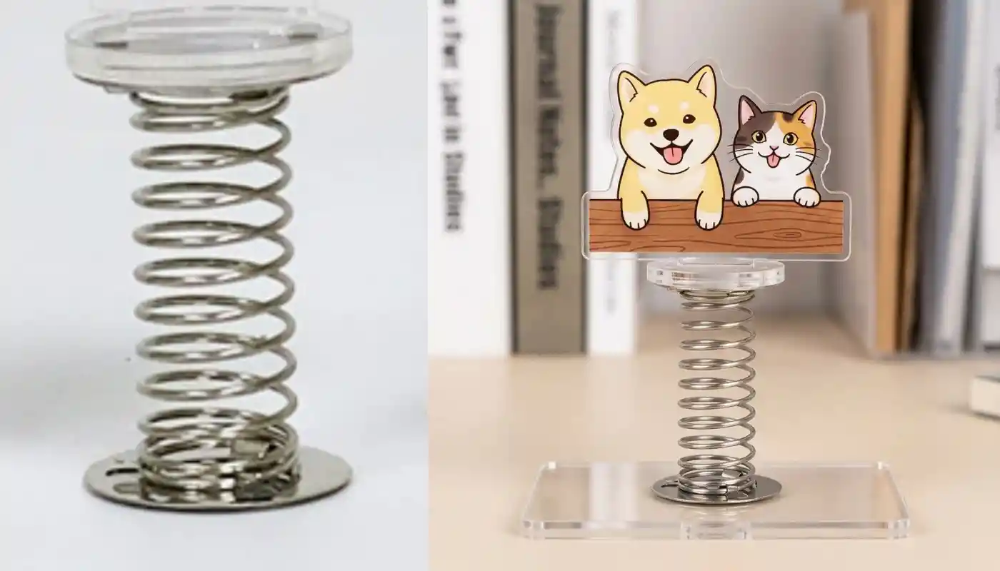 Create Custom Acrylic Spring Standee Mockups with AI