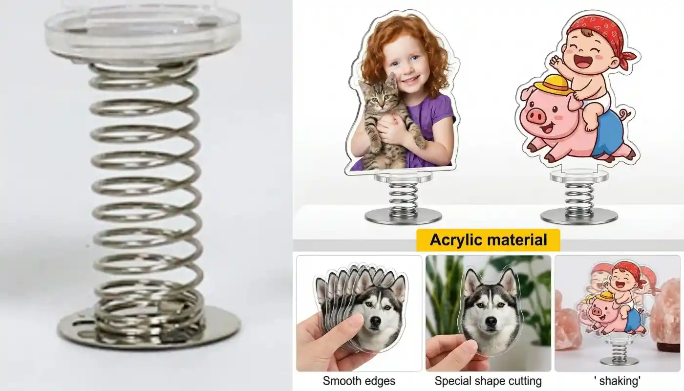 Create Custom Acrylic Spring Standee Mockups with AI