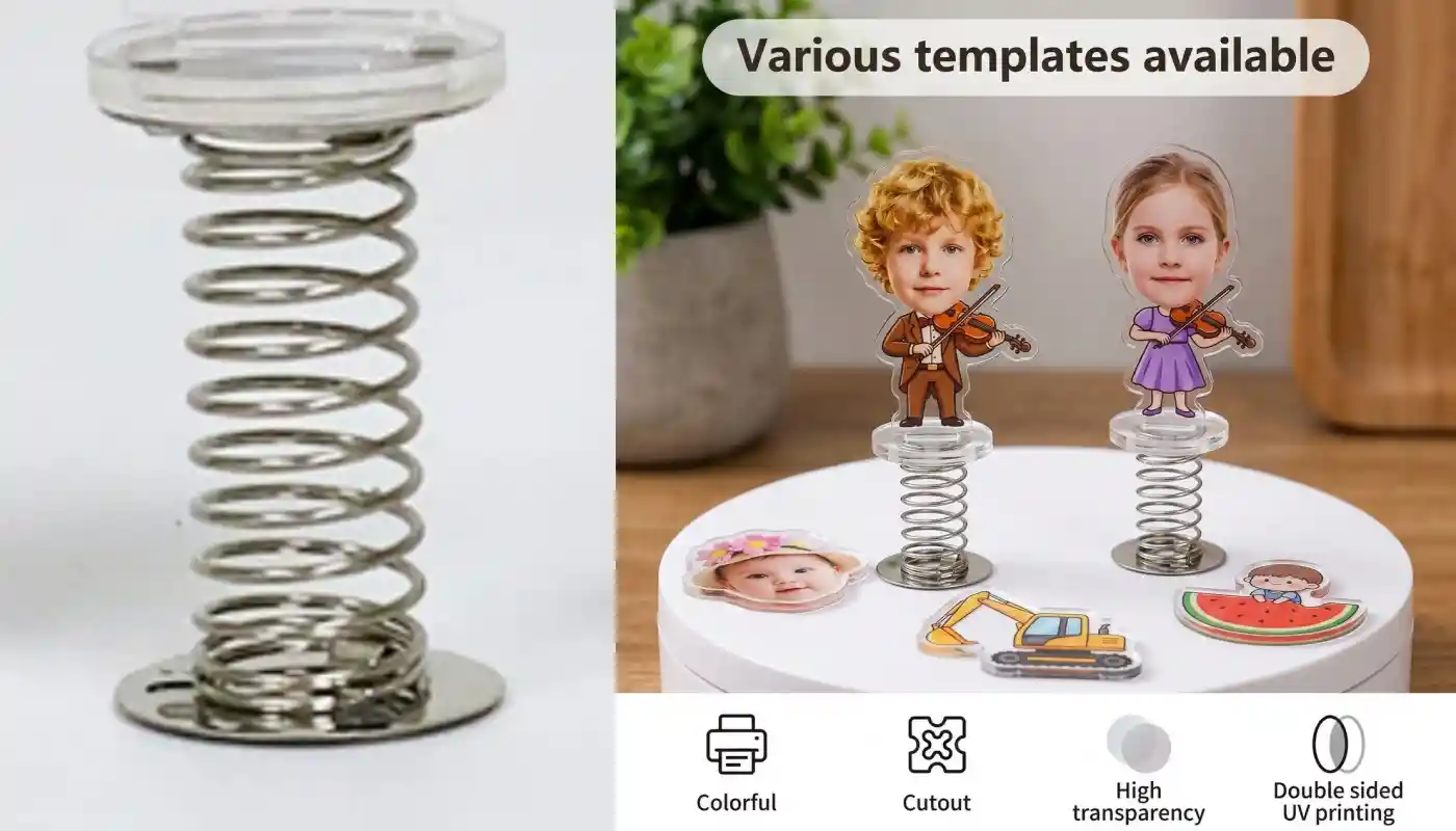 Create Custom Acrylic Spring Standee Mockups with AI