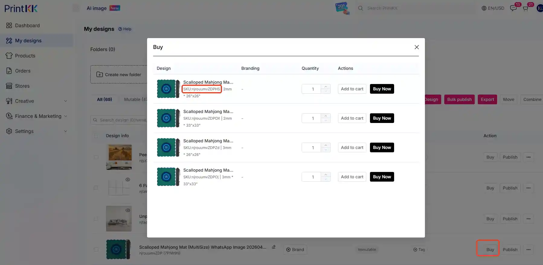 How to bulk import orders if my store cannot be integrated with PrintKK?