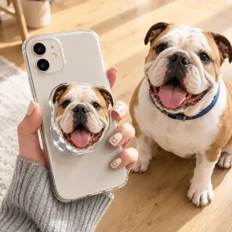 Create Custom Magnetic Phone Grip Mockups with AI