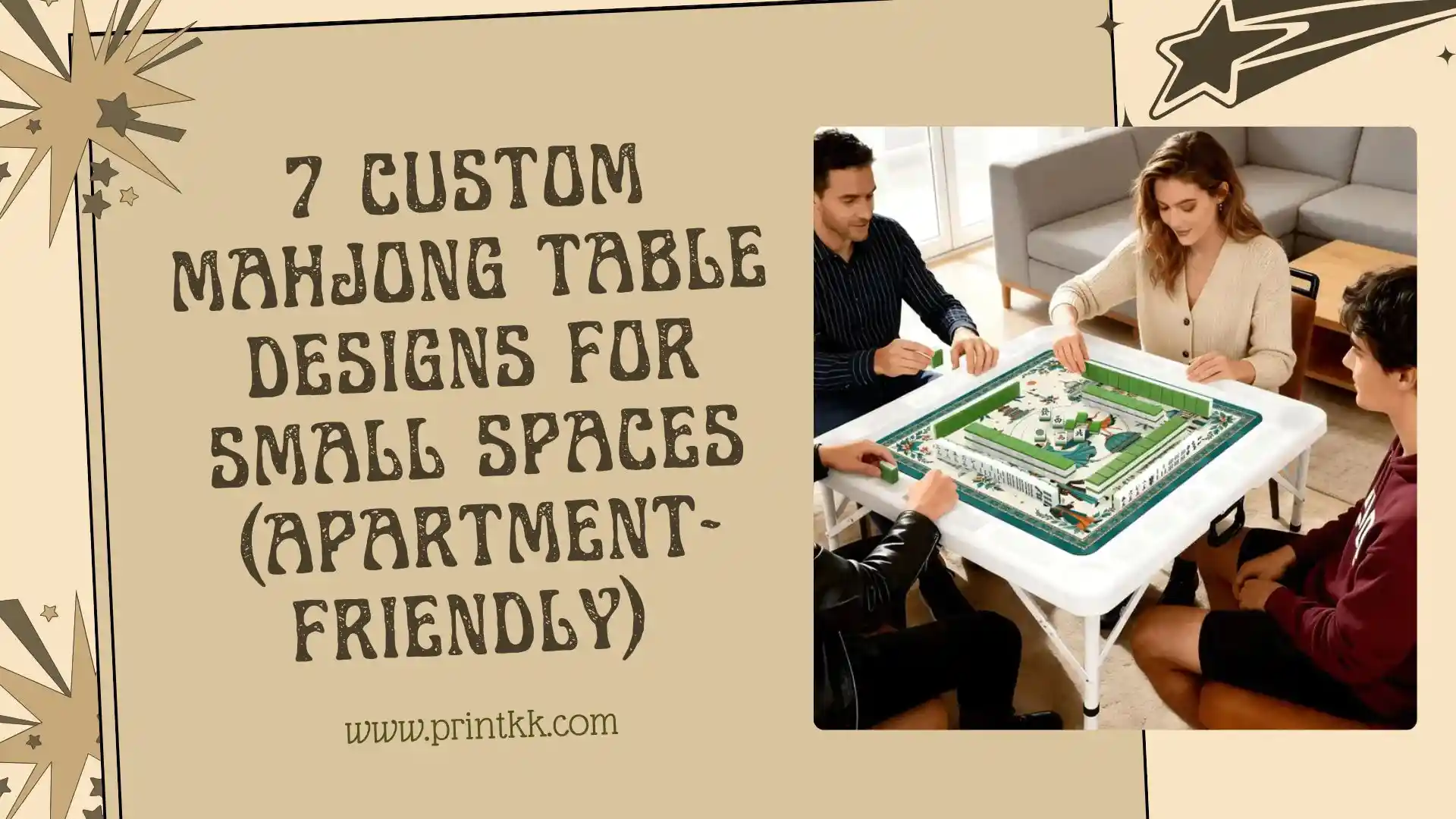 7 Custom Mahjong Table Designs for Small Spaces (Apartment-Friendly) 