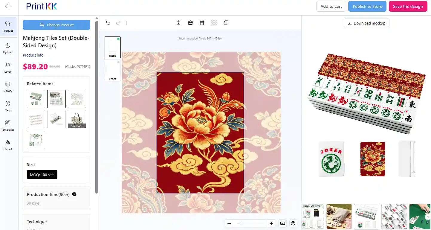 How to Design Your Empress Mahjong Custom Engraved Tiles