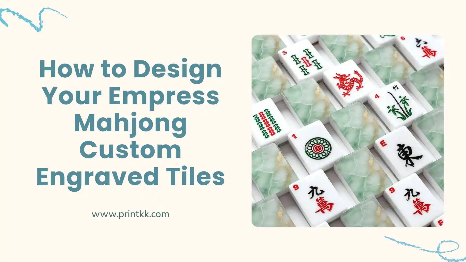 How to Design Your Empress Mahjong Custom Engraved Tiles