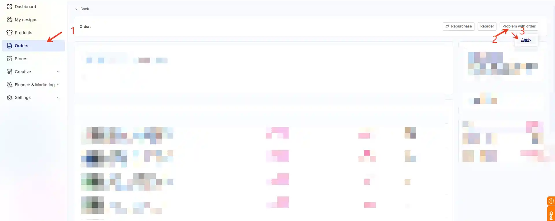 How to submit after-sales requests, cancel or modify order?