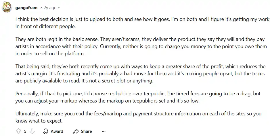 TeePublic vs Redbubble: Which Is Better for Your POD Business?