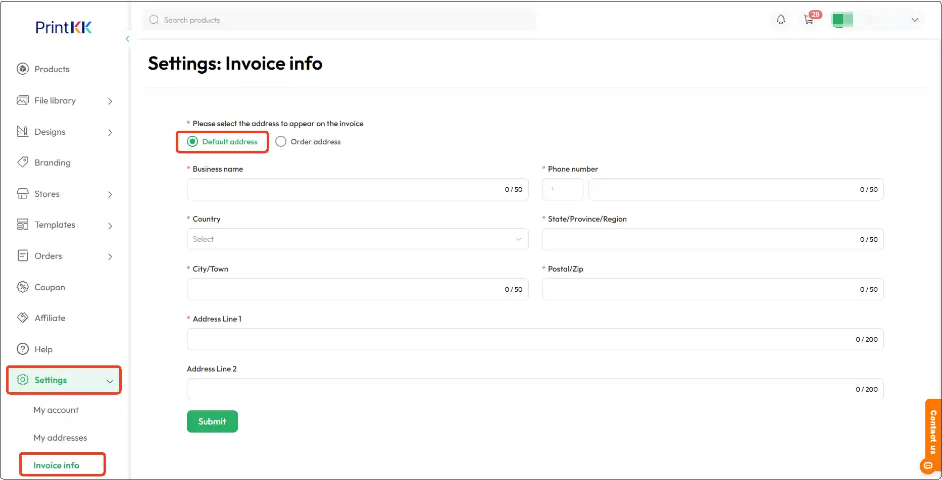 How to Download Invoices from PrintKK？